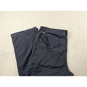 Columbia Omni-Shade Convertible Cargo Pants Mens 40x30 Navy Blue Hiking Shorts